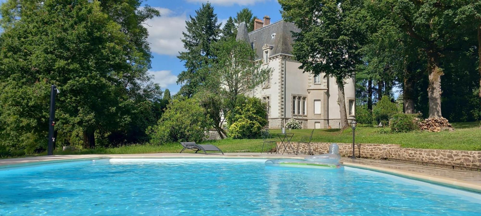 Bed and Breakfast Chateau Maleplane Saint-Léonard-de-Noblat Exteriér fotografie